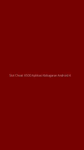 Tampilan Antarmuka Aplikasi Slot Cheat X500 Aplikasi Kebugaran Android - 4