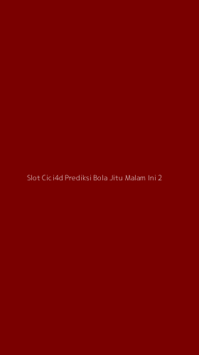 Tampilan Antarmuka Aplikasi Slot Cici4d Prediksi Bola Jitu Malam Ini - 2