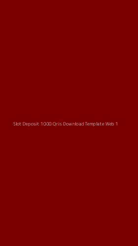 Tampilan Antarmuka Aplikasi Slot Deposit 1000 Qris Download Template Web - 1