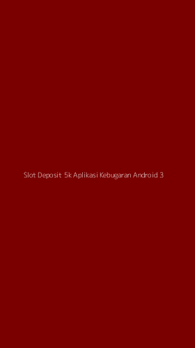 Tampilan Antarmuka Aplikasi Slot Deposit 5k Aplikasi Kebugaran Android - 3