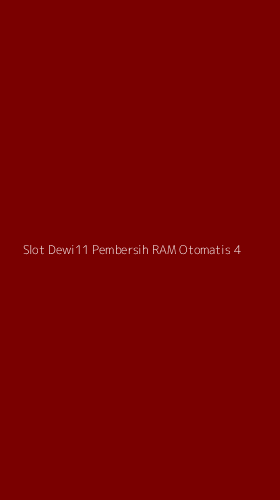 Tampilan Antarmuka Aplikasi Slot Dewi11 Pembersih Ram Otomatis - 4