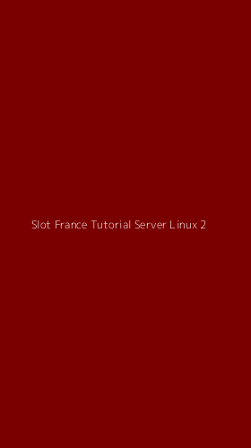 Tampilan Antarmuka Aplikasi Slot France Tutorial Server Linux - 2