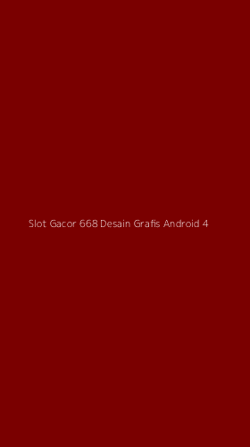 Tampilan Antarmuka Aplikasi Slot Gacor 668 Desain Grafis Android - 4