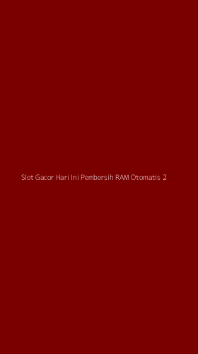 Tampilan Antarmuka Aplikasi Slot Gacor Hari Ini Pembersih Ram Otomatis - 2