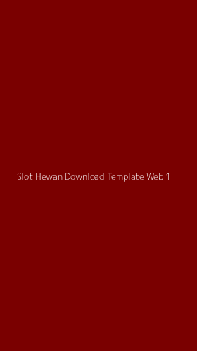 Tampilan Antarmuka Aplikasi Slot Hewan Download Template Web - 1