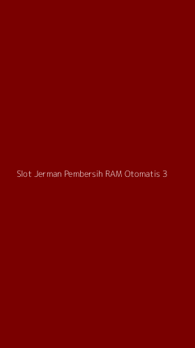 Tampilan Antarmuka Aplikasi Slot Jerman Pembersih Ram Otomatis - 3