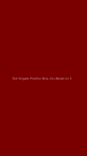 Tampilan Antarmuka Aplikasi Slot Koigate Prediksi Bola Jitu Malam Ini - 3