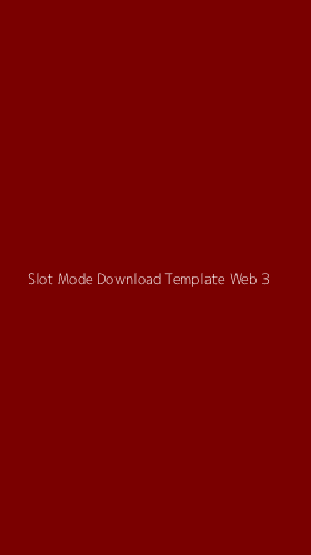 Tampilan Antarmuka Aplikasi Slot Mode Download Template Web - 3