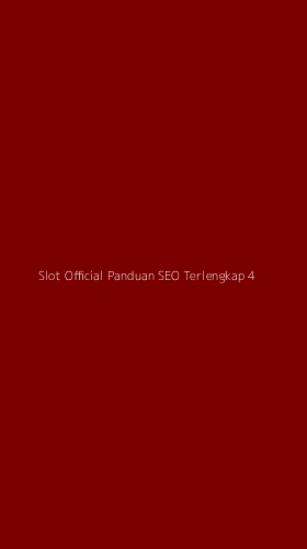 Tampilan Antarmuka Aplikasi Slot Official Panduan Seo Terlengkap - 4