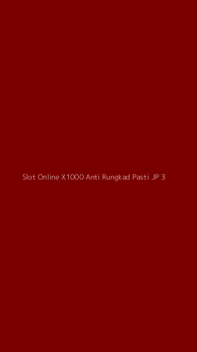 Tampilan Antarmuka Aplikasi Slot Online X1000 Anti Rungkad Pasti Jp - 3
