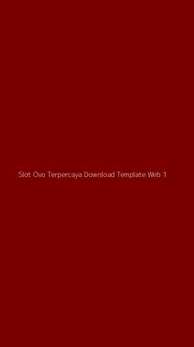 Tampilan Antarmuka Aplikasi Slot Ovo Terpercaya Download Template Web - 1