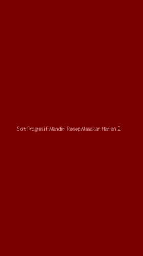 Tampilan Antarmuka Aplikasi Slot Progresif Mandiri Resep Masakan Harian - 2