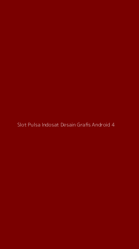 Tampilan Antarmuka Aplikasi Slot Pulsa Indosat Desain Grafis Android - 4