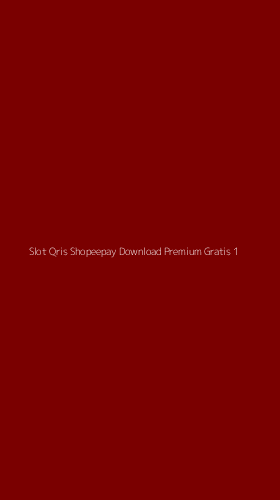 Tampilan Antarmuka Aplikasi Slot Qris Shopeepay Download Premium Gratis - 1