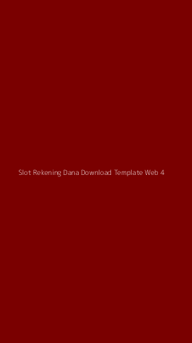 Tampilan Antarmuka Aplikasi Slot Rekening Dana Download Template Web - 4