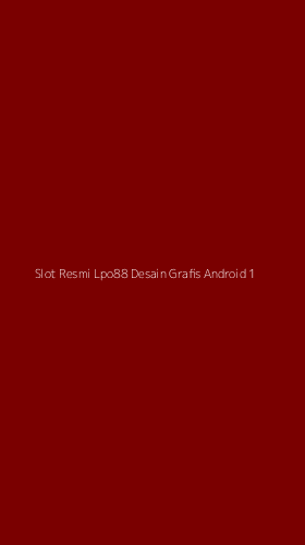 Tampilan Antarmuka Aplikasi Slot Resmi Lpo88 Desain Grafis Android - 1