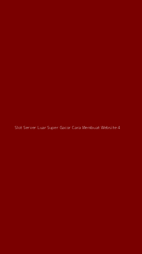 Tampilan Antarmuka Aplikasi Slot Server Luar Super Gacor Cara Membuat Website - 4