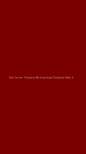 Tampilan Antarmuka Aplikasi Slot Server Thailand 88 Download Template Web - 3