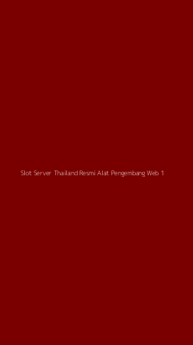 Tampilan Antarmuka Aplikasi Slot Server Thailand Resmi Alat Pengembang Web - 1