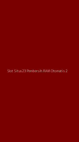 Tampilan Antarmuka Aplikasi Slot Situs23 Pembersih Ram Otomatis - 2