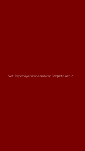 Tampilan Antarmuka Aplikasi Slot Terpercaya Bonus Download Template Web - 2