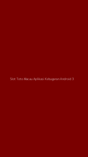 Tampilan Antarmuka Aplikasi Slot Toto Macau Aplikasi Kebugaran Android - 3