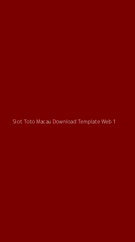 Tampilan Antarmuka Aplikasi Slot Toto Macau Download Template Web - 1