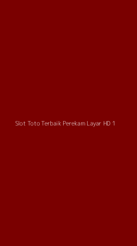 Tampilan Antarmuka Aplikasi Slot Toto Terbaik Perekam Layar Hd - 1