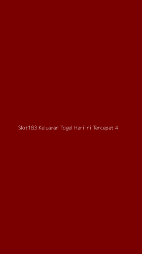 Tampilan Antarmuka Aplikasi Slot183 Keluaran Togel Hari Ini Tercepat - 4