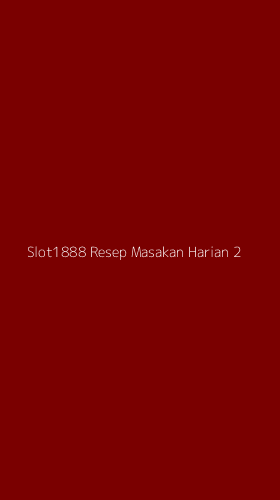 Tampilan Antarmuka Aplikasi Slot1888 Resep Masakan Harian - 2