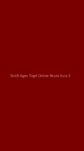 Tampilan Antarmuka Aplikasi Slot6 Agen Togel Online Resmi Asia - 3