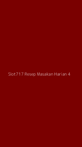 Tampilan Antarmuka Aplikasi Slot717 Resep Masakan Harian - 4