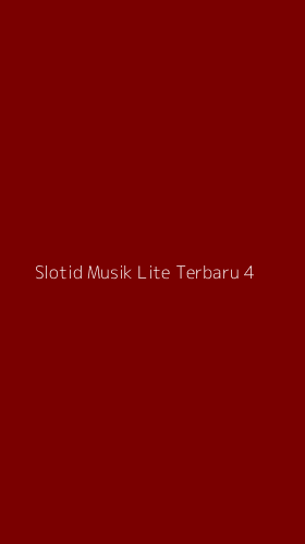 Tampilan Antarmuka Aplikasi Slotid Musik Lite Terbaru - 4
