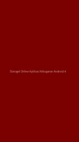 Tampilan Antarmuka Aplikasi Slotogel Online Aplikasi Kebugaran Android - 4