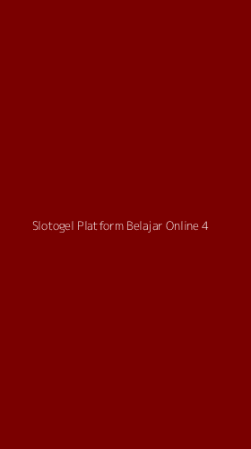 Tampilan Antarmuka Aplikasi Slotogel Platform Belajar Online - 4