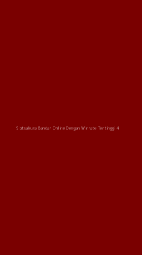Tampilan Antarmuka Aplikasi Slotsakura Bandar Online Dengan Winrate Tertinggi - 4