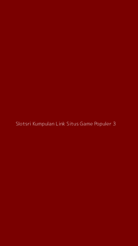 Tampilan Antarmuka Aplikasi Slotsri Kumpulan Link Situs Game Populer - 3