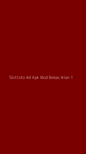 Tampilan Antarmuka Aplikasi Slottoto 4d Apk Mod Bebas Iklan - 1