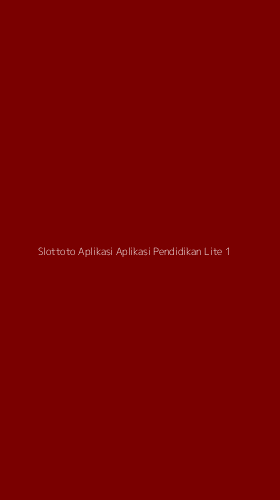 Tampilan Antarmuka Aplikasi Slottoto Aplikasi Aplikasi Pendidikan Lite - 1