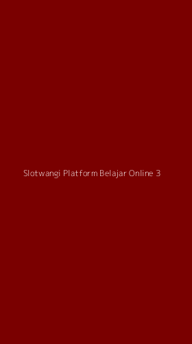 Tampilan Antarmuka Aplikasi Slotwangi Platform Belajar Online - 3