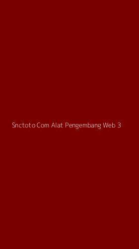 Tampilan Antarmuka Aplikasi Snctoto Com Alat Pengembang Web - 3