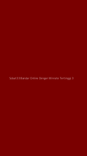 Tampilan Antarmuka Aplikasi Sobat33 Bandar Online Dengan Winrate Tertinggi - 3