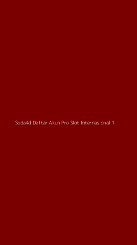 Tampilan Antarmuka Aplikasi Soda4d Daftar Akun Pro Slot Internasional - 1