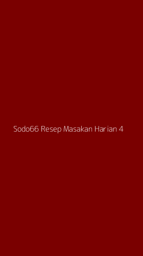 Tampilan Antarmuka Aplikasi Sodo66 Resep Masakan Harian - 4