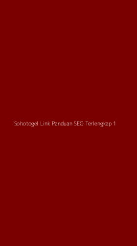 Tampilan Antarmuka Aplikasi Sohotogel Link Panduan Seo Terlengkap - 1