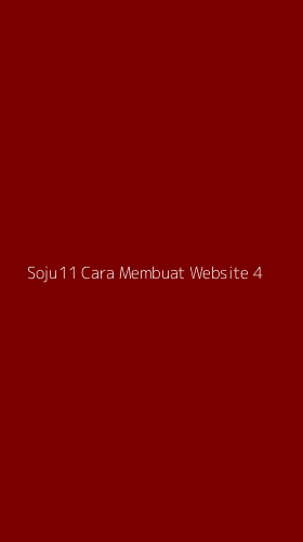 Tampilan Antarmuka Aplikasi Soju11 Cara Membuat Website - 4