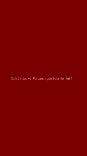 Tampilan Antarmuka Aplikasi Solis77 Jadwal Pertandingan Bola Hari Ini - 4