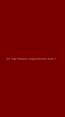Tampilan Antarmuka Aplikasi Son Togel Panduan Lengkap Bermain Aman - 1