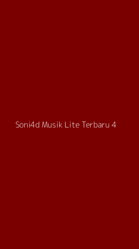 Tampilan Antarmuka Aplikasi Soni4d Musik Lite Terbaru - 4