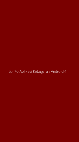 Tampilan Antarmuka Aplikasi Sor76 Aplikasi Kebugaran Android - 4